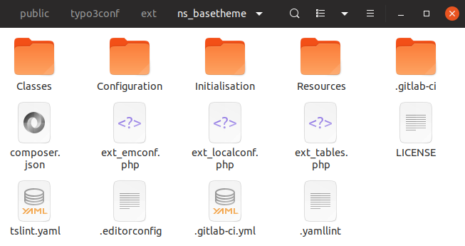 Architecture of EXT:ns_basetheme 