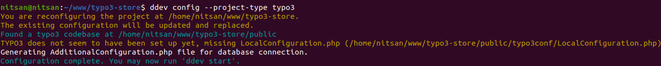 Let’s Setup TYPO3 Project