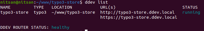 List of all TYPO3 Projects
