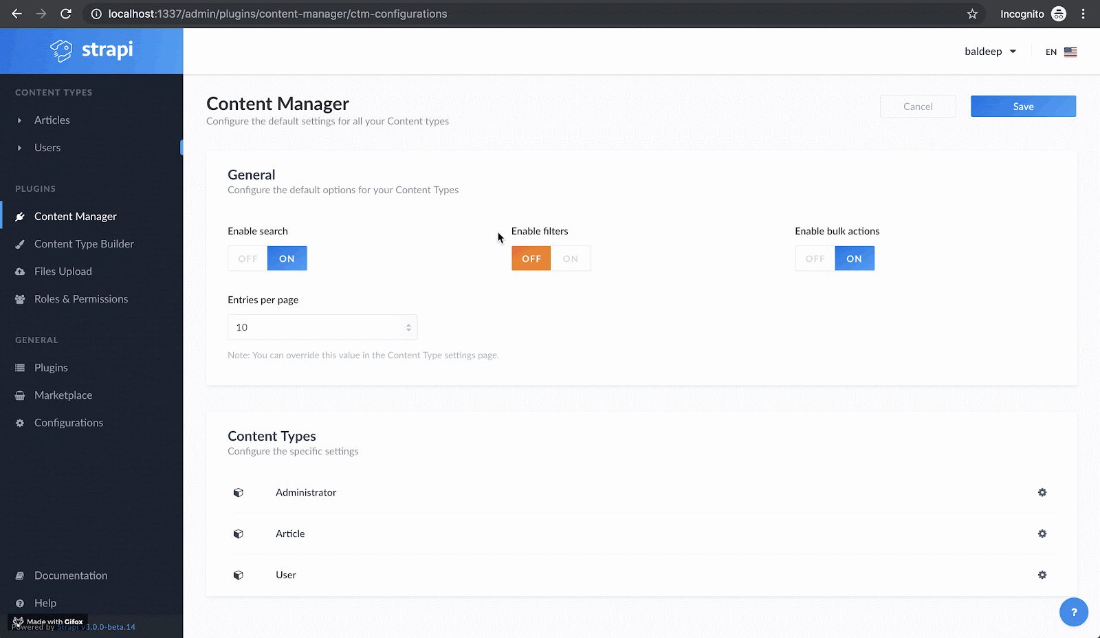Overview of Content management
