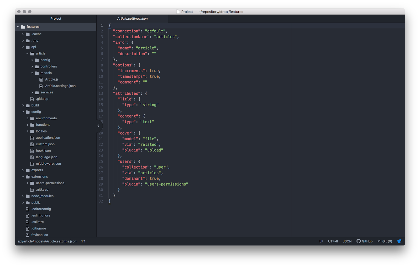 Code of Project Structure