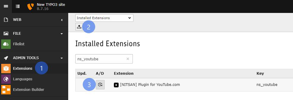Get the extension