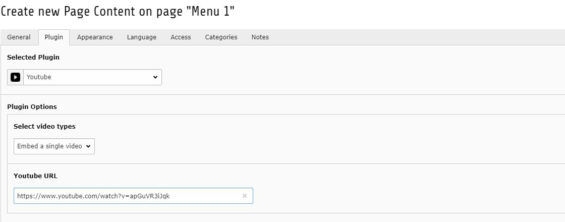 Add Plugin Video