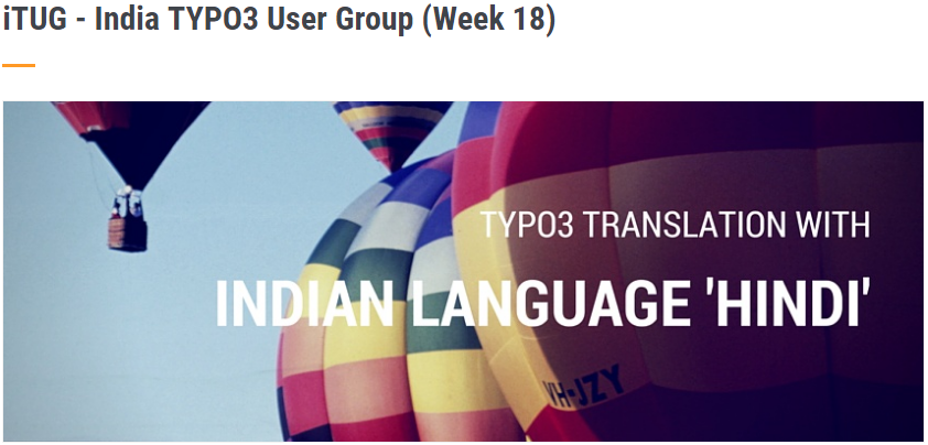 iTUG - Week 18