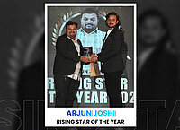 Arjun Joshi Rising Star Of the Year