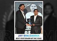Jay Bhalgamiya Best Performer Of the Year