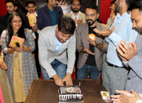 CELEBRATION BEGINS! Cake Cutting By Our CEO Nitin Chauhan