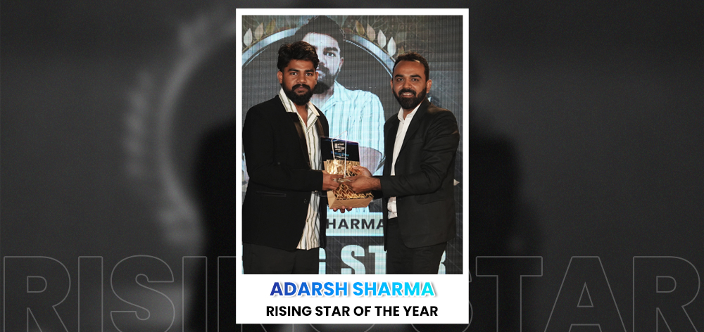 Adarsh Sharma Rising Star Of the Year