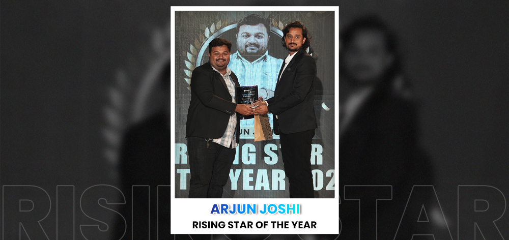 Arjun Joshi Rising Star Of the Year