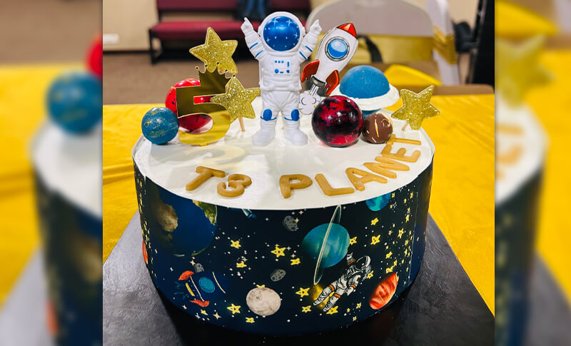 Marking Our 5th Year in the TYPO3 Galaxy Cake