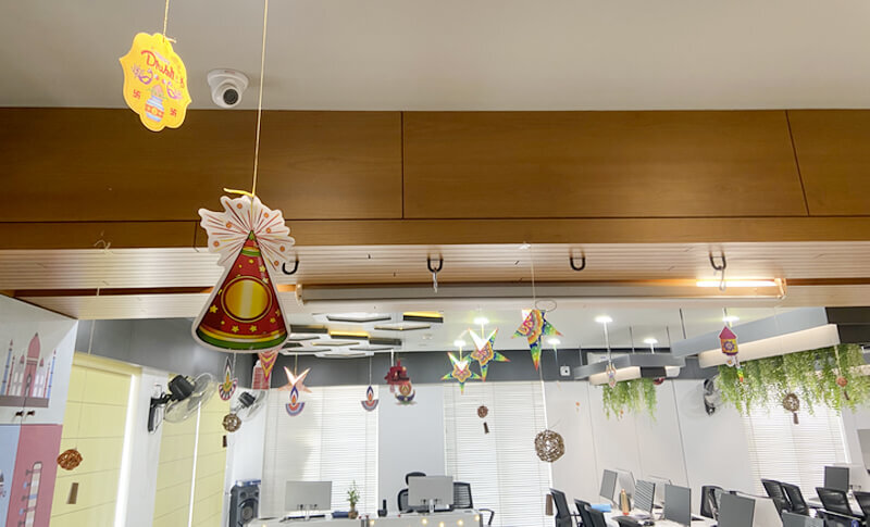 NITSAN Technologies Office Diwali 2023 Decoration image 3