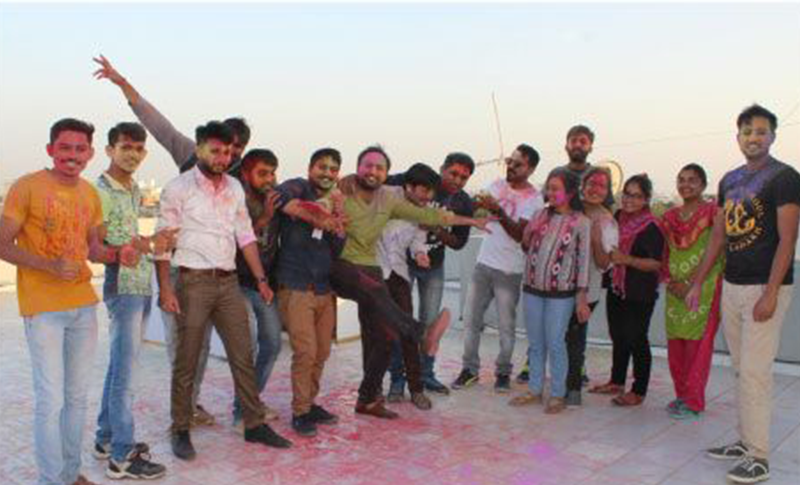 Blooming colors! Bura Na Mano Holi Hai!