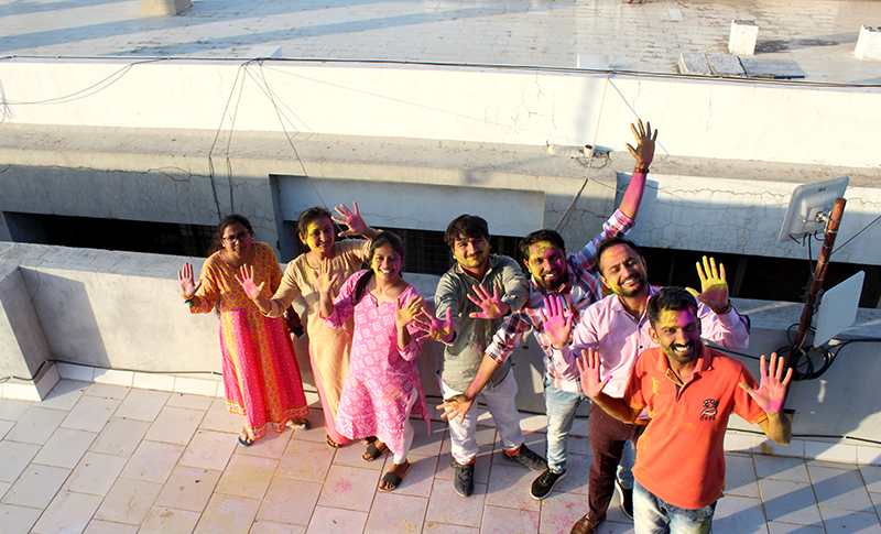 NITSAN celebrated the colorful festival of Holi with equal excitement and fun. 