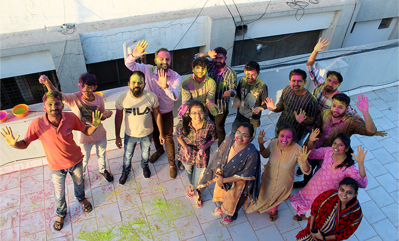 NITSAN celebrated the colorful festival of Holi 