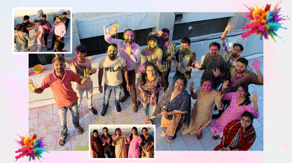 Colorful Holi Celebration at NITSAN - 2020