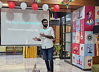 Talk on Dark side if the internet by Akshayraj Chudasama