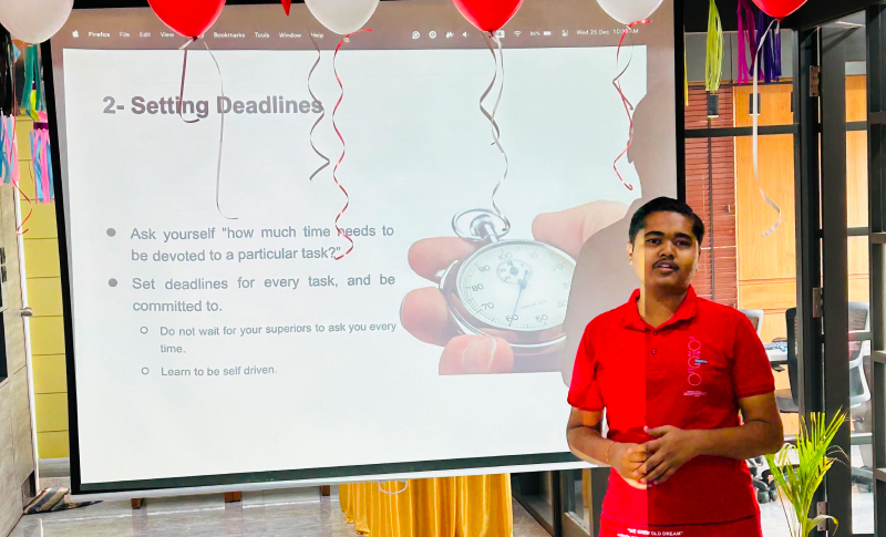 Talk on Time management by Jay Bhalgamiya