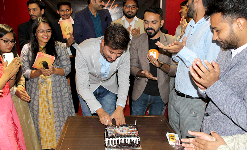 CELEBRATION BEGINS! Cake Cutting By Our CEO Nitin Chauhan