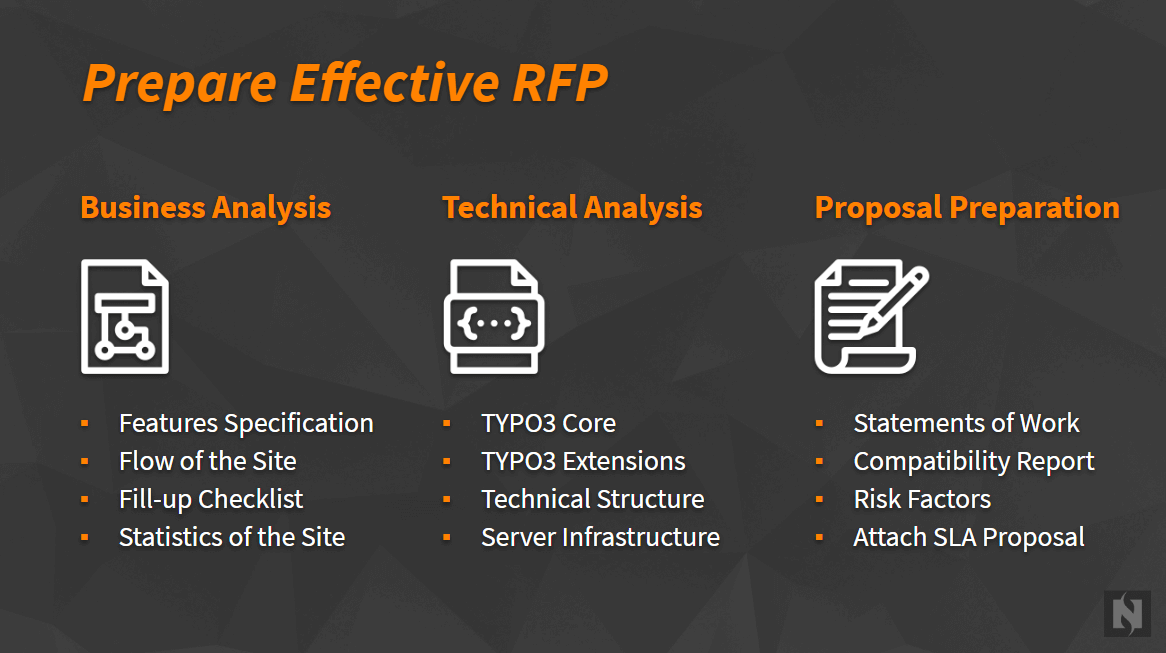 Prepare Effective RFP